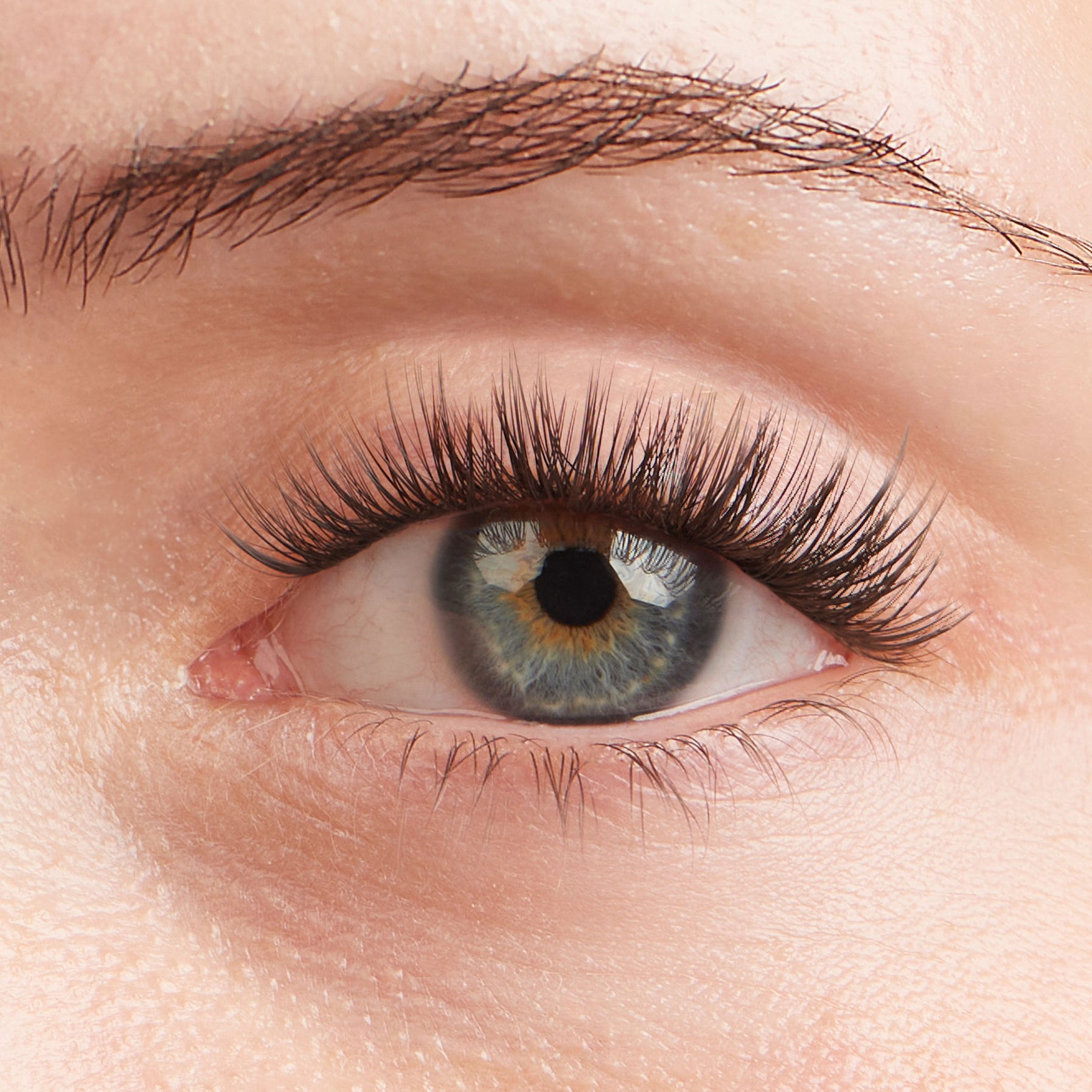 Lilac St. Feather Lash Extensions - on model
