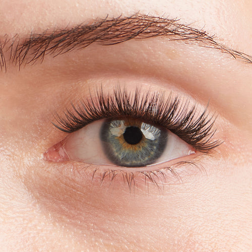 Lilac St. Feather Lash Extensions - on model