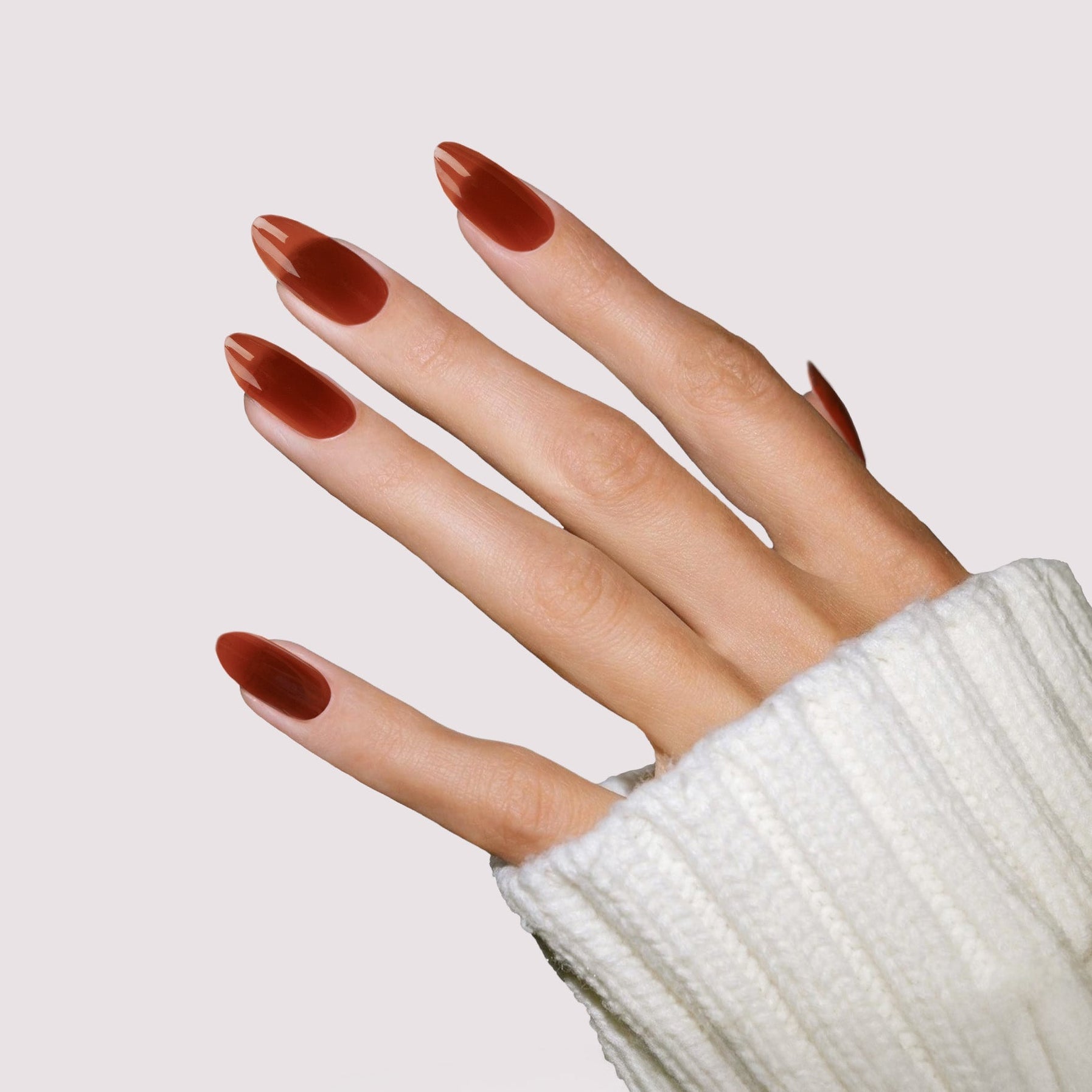 In amber press on nails - Lilac St.