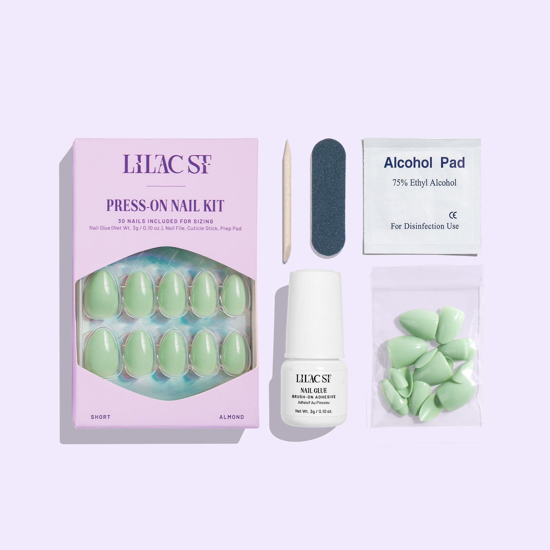 Eden press on nails kit - Lilac St.