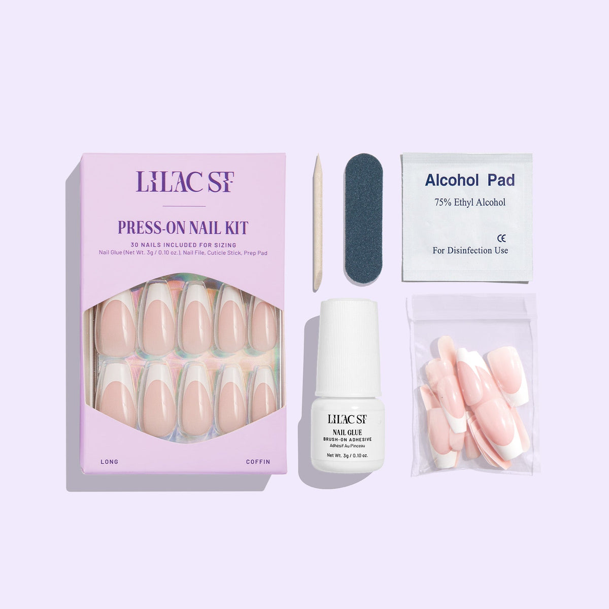 ITGRL press on nails kit - Lilac St.