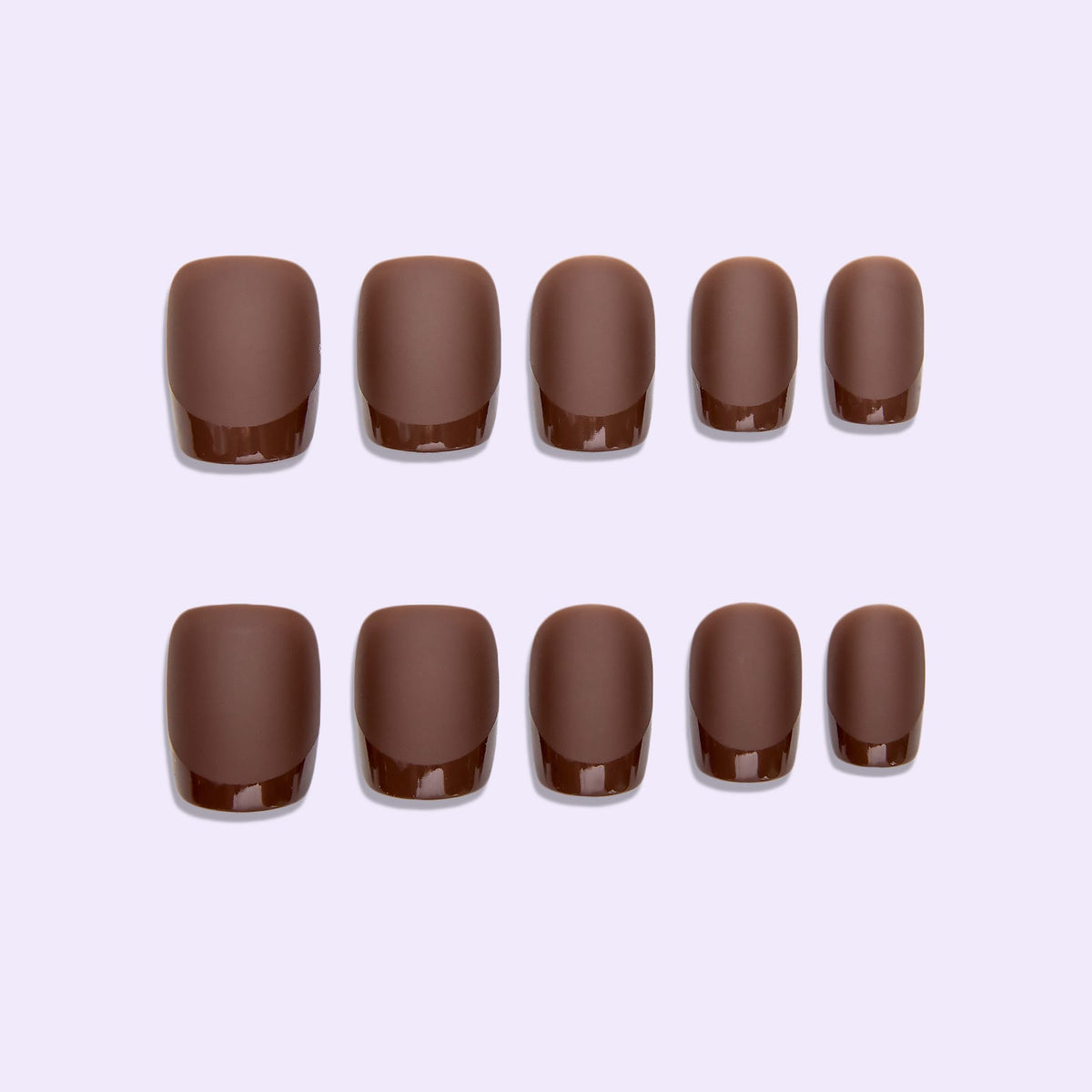 Semi-Sweet Press on nails 10