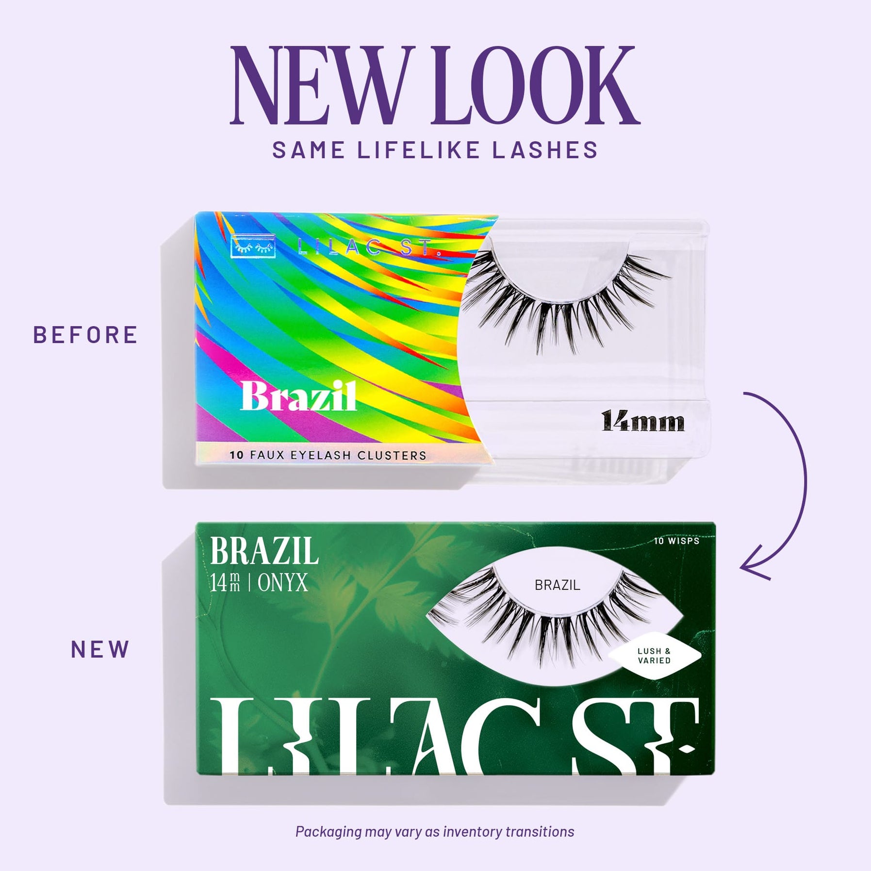Lilac St. Brazil Eyelash Extensions new look