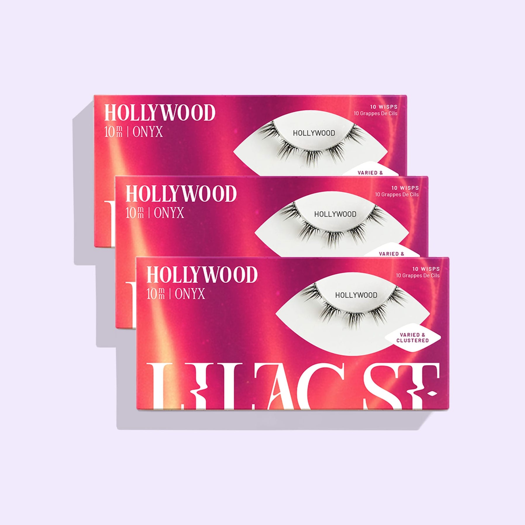 Lilac St. Hollywood DIY lash extensions - 3 pack 10mm