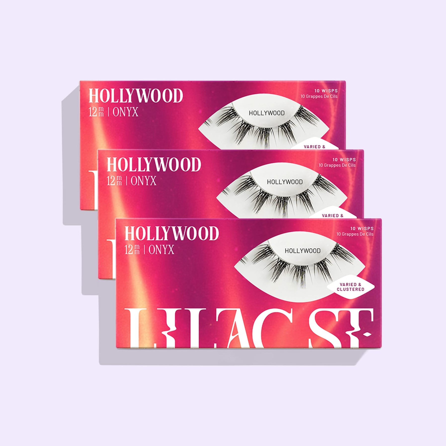 Lilac St. Hollywood DIY lash extensions - 3 pack 12mm