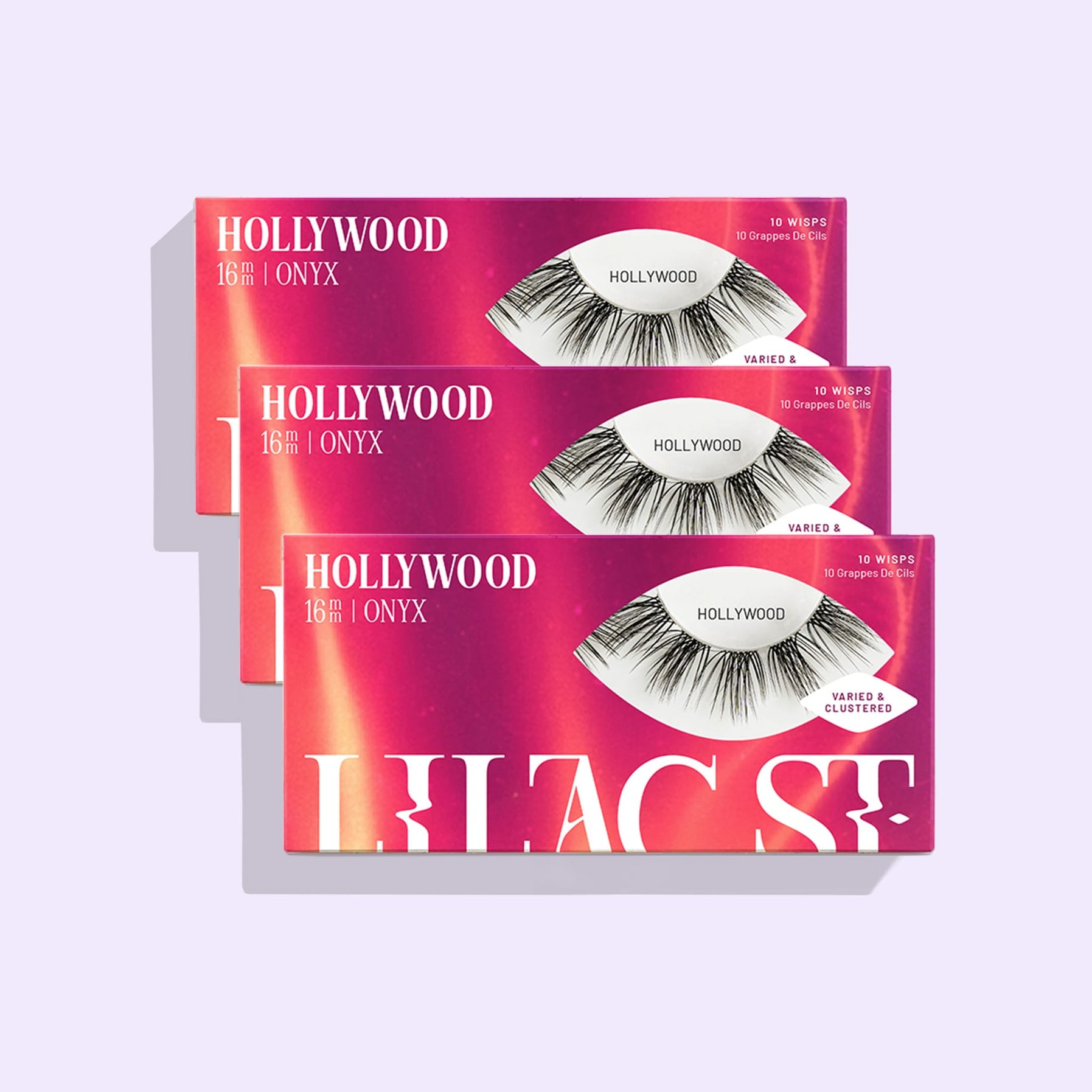 Lilac St. Hollywood DIY lash extensions - 3 pack 16mm