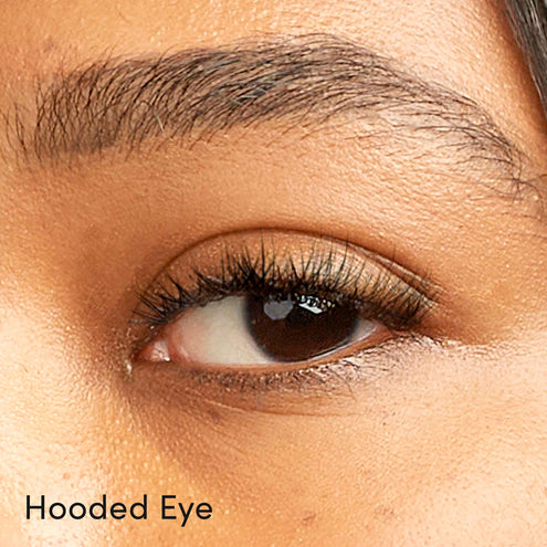 hooded eye lash clusters
