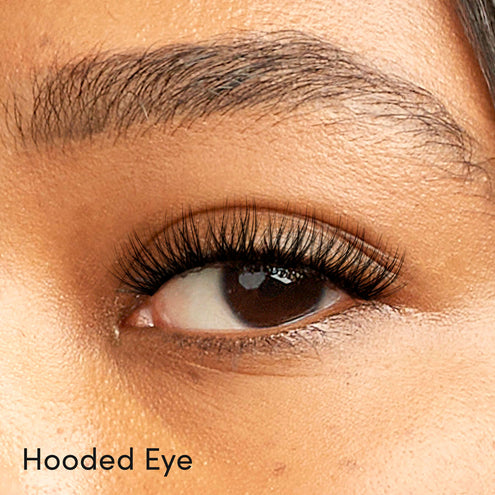 hooded eye lash extensions