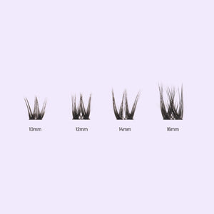 Lilac St. Daydream Eyelash Extensions different lengths