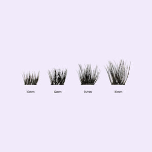Lilac St. Icon Eyelash Extensions different lengths