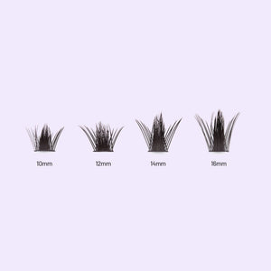 Lilac St. Met Gala Eyelash Extensions different lengths