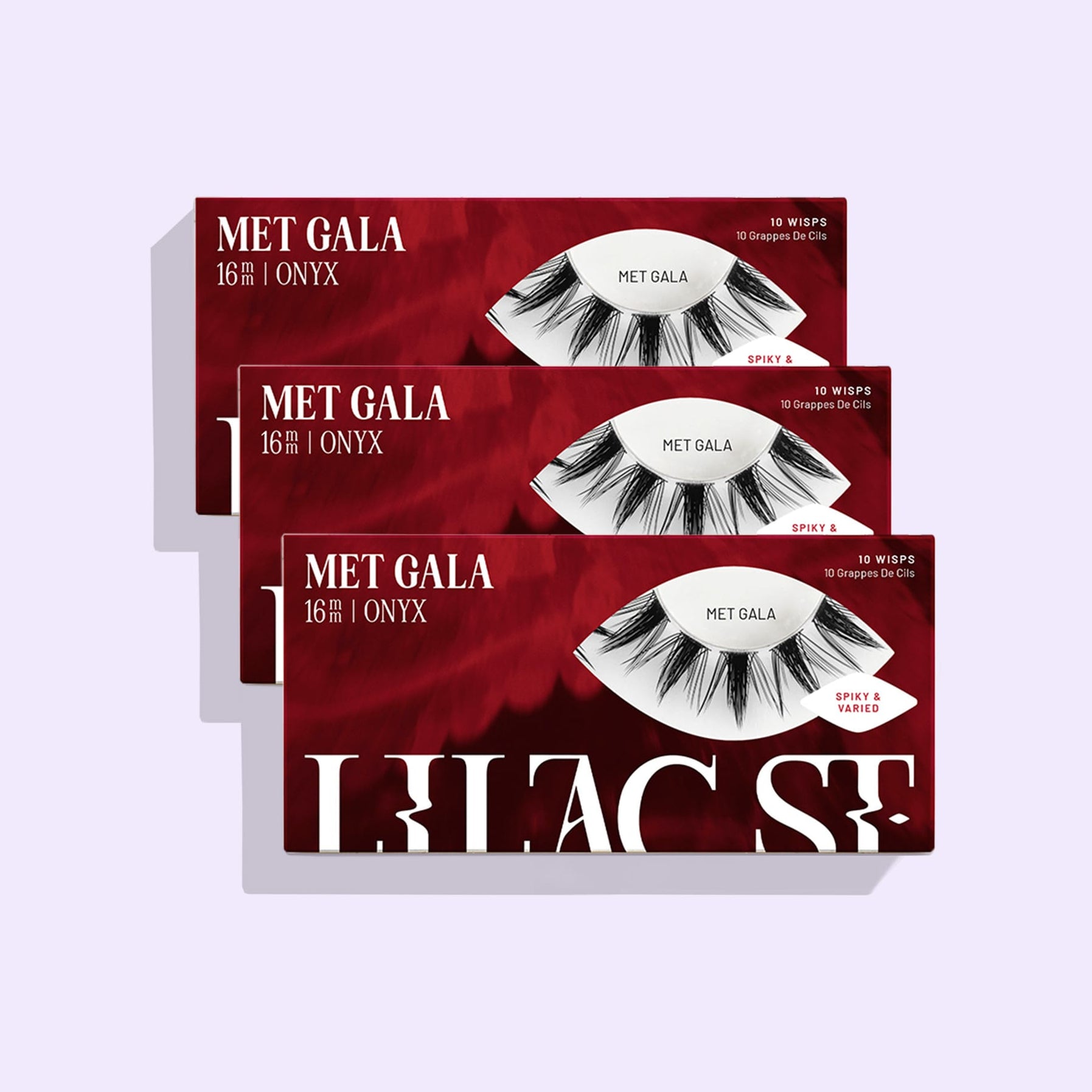 Lilac St. Met Gala DIY lash extensions - 3 pack 16mm