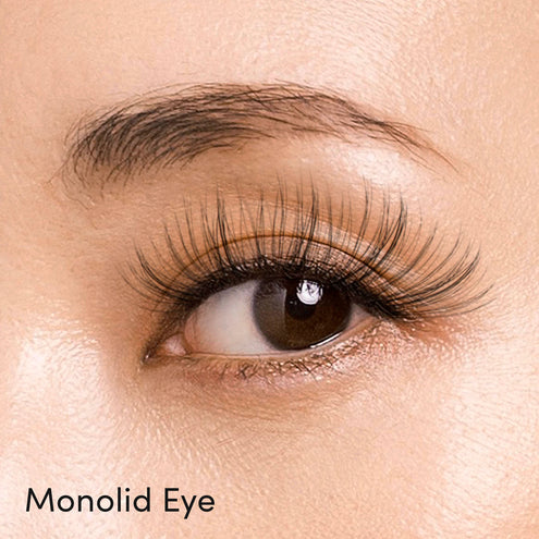 lash clusters in monolid eyes