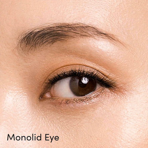 lash clusters on monolid eyes