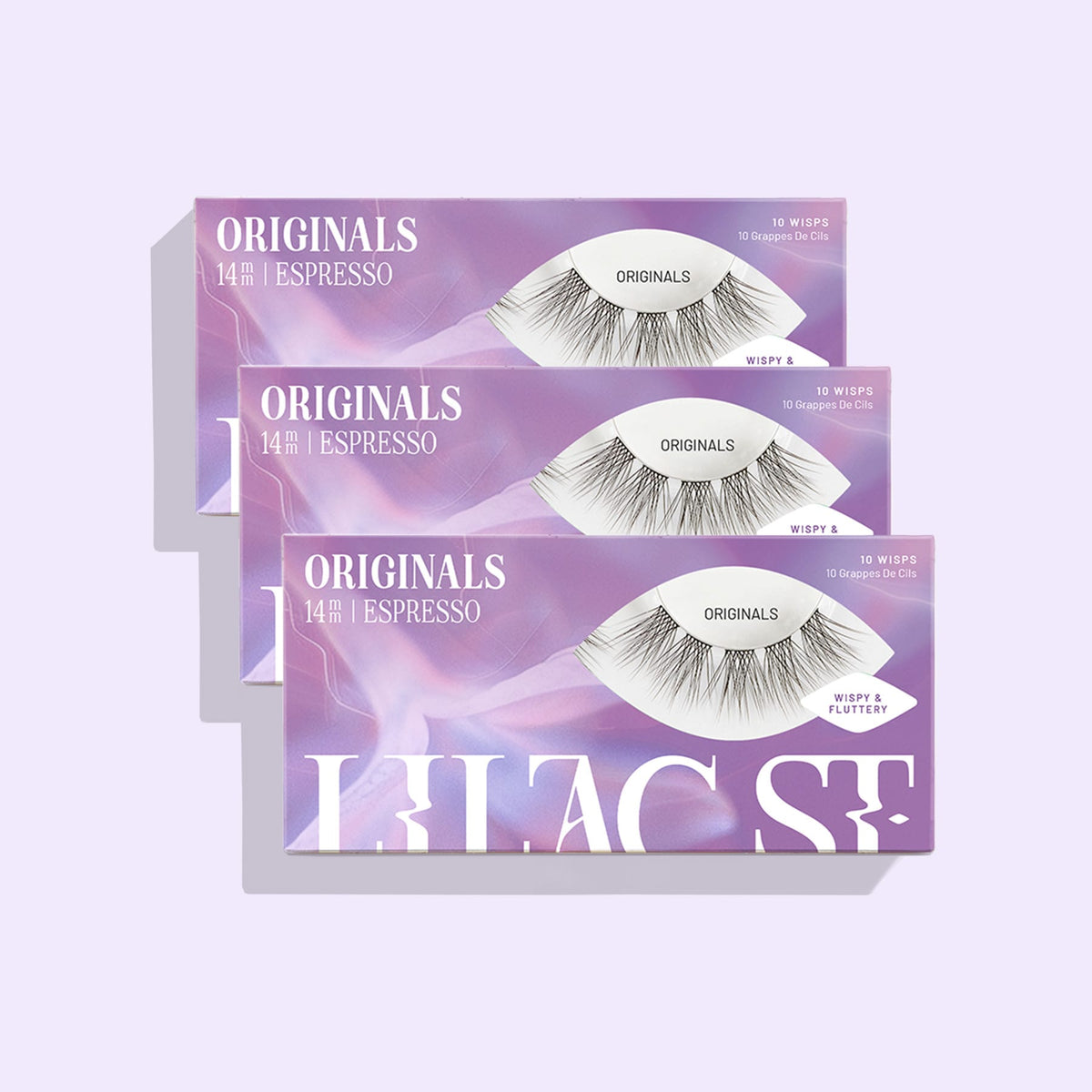 Lilac St. Originals Espresso DIY lash extensions - 3 pack