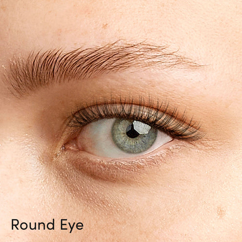 lash extensions for round eyes