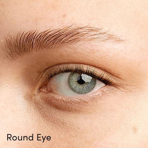 eyelash extensions on round eyes