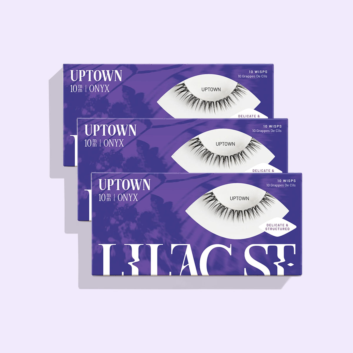 Lilac St. Uptown DIY lash extensions - 3 pack 10mm