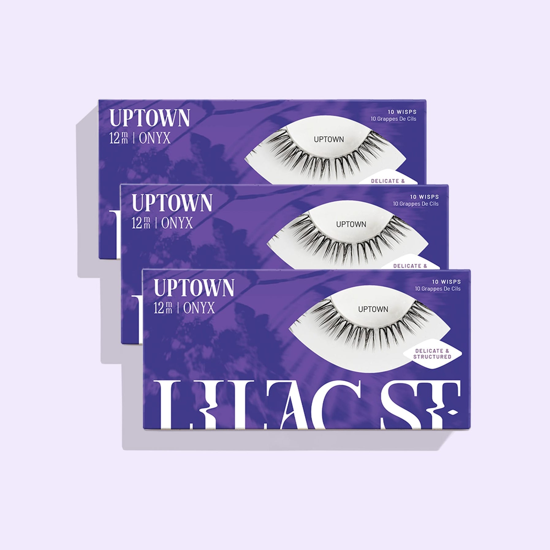 Lilac St. Uptown DIY lash extensions - 3 pack 12mm